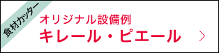 食材カッター オリジナル設備例 キレール・ピエール