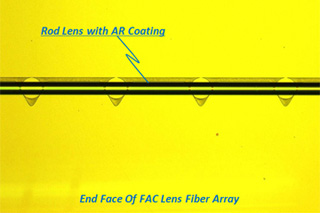 FAST AXIS COLLIMATION LENS FIBER ARRAY