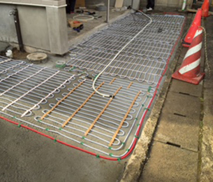 駐車場への敷設